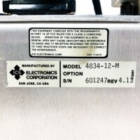 ICS ELECTRONICS 4834 - IEEE 488, 4834-12-M Rev. 4.13, 50/60 Hz Serielle Schnittstelle, Serial Interface