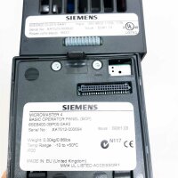 Siemens 6SE6420-2UD15-5AA1 + 6SE6400-0BP00-0AA0 Input: 380-480V +10%- 10% MICROMASTER 4, BASIC OPERATIONAL PANEL (BOP)