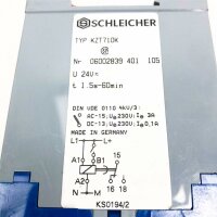 Schleicher KZT710K U 24V, t 1,5s-60min Zeitrelais