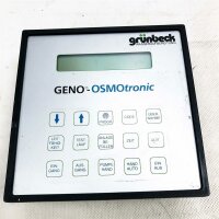grünbeck wasseraufbereitung MS, GENO-OSMOtronic, Bedienpanel