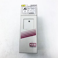 KEB 09.F4.S1D-5003, 2.8KVA out 0-409Hz max, UL 6.8A COMBIVERT, F4, Frequenzumrichter