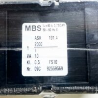 Mbs ASK 101.4 50-60Hz, 0.72/3KV Stromwandler