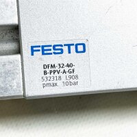 Festo DFM-32-40-B-PPV-A-GF, 532318 pmax 10bar Führungszylinder