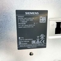Siemens 6SL3040-1MA01-0AA0, CU320-2 DP, FS : F out 24VDC, 0.5A Sinamics, Control Unit