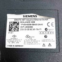 Siemens 6GK5 208-0BA00-2AA3, E:5 DC24V, 0.19A Simatic Scalance