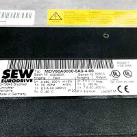 Sew Eurodrive 4,9kVA, MDV60A0030-5A3-4-00 + DBG11B-08 7A, 400V, 180Hz Umrichter