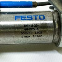 Festo DSNU-20-40-PPS-A 10bar Normzylinder