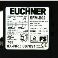 Euchner SFM-B02 Sicherheitsmonitor Typ 087891, 1kA, 250V, 4kV