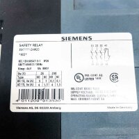 Siemens 3SK1111-2AW20 50Hz, 300V Sicherheitsrelais