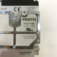 Festo 2x CPV 10 - VI 18200 + CPV10-GE-FB-8, 18252 + CPV10-VI-P8-M7-B, 152432 + 8x 161416, P302 0,9...10 bar, 3,0... 8 bar Ventilinsel