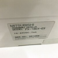 Mitsubishi MELSEC, FX-32MT, FX-32MT-ESS, 7mA + FX-16EX-ES 7mA 100-240VAC, 40VA, 24VDC, 7mA, 5-30VDC, 0.5A + 24VDC, 7mA SPS Steuerung, Erweiterungsmodul