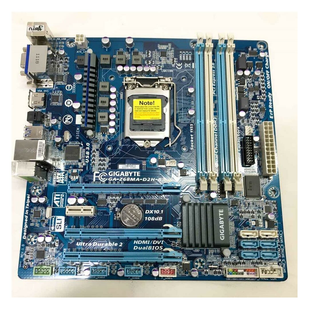 Gigabyte GA-Z68MA-D2H-B3 DDR3, socket 1155 Mainboard