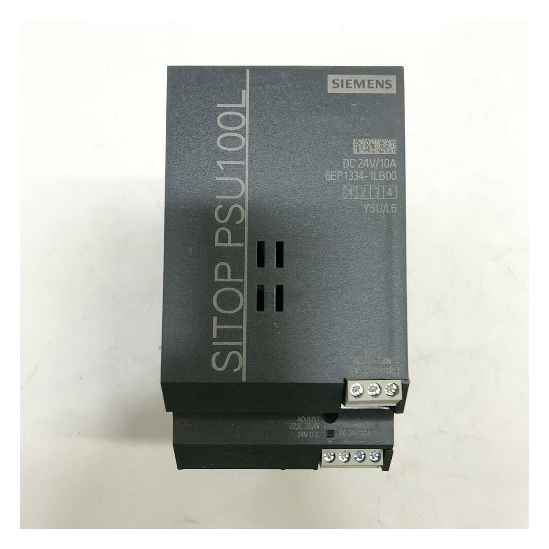 Siemens 6EP1334-1LB00 Input: AC 120/230V 4.1/2.0A, Output: DC 24V / 10A Power Supply