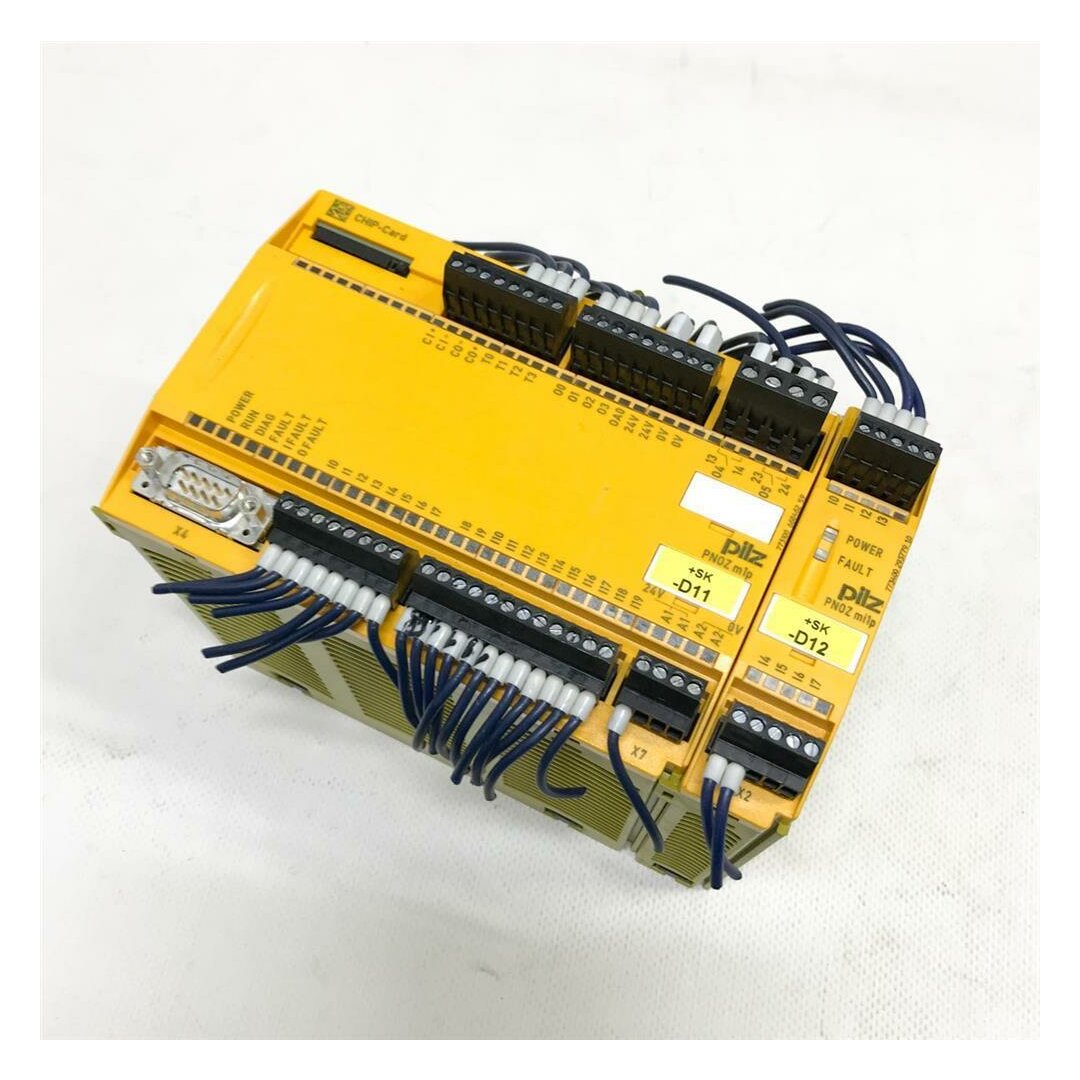 Pilz PNOZ m1p + PNOZ mi1p 24VDC / 8mA, 240V/6A, 24V/6A Sicherheitssystem