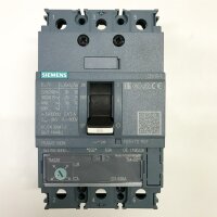 Siemens 3VA1163-3EE32-0AA0, 63A, A5E03090309053 FRAME: 160 N, 3p, In: 63 A, TM220, 690 V Leistungsschalter