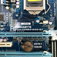Gigabyte GA-Z68MA-D2H-B3 REV1.0 LGA 1155, DDR3, USB 3.0, PCI 3.0 Mainboard