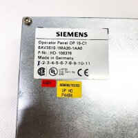 Siemens 6AV3515-1MA20-1AA0, COROS OP 15-C1  Operator Panel