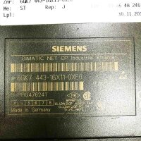 Siemens SIMATIC NET CP, 6GK7 443-1GX11-0XE0 E:03 Industrial Ethernet