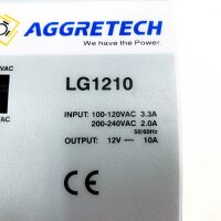 Aggretech LG1210 230VAC, 115VAC Power Supply