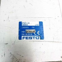 FESTO IFB21-03, 188844 + 2x VIGE-03-FB-8-5POL-S, 188521 HW: 09.04.2001, SW: 14.01.99 Busmodul