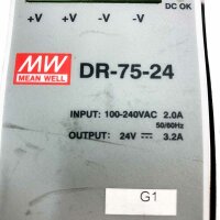 MEAN WELL DR-75-24 24V, 3.2A Power Supply