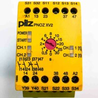 Pilz PNOZ XV2 30/24VDC 2n/o 2n/ot, 774500 4.5W, 8A, 5A, 7A Sicherheitsrelias