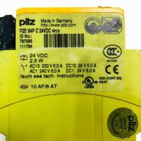 Pilz PZE X4P C 24VDC 4n/o, 787585 2.5W, 8.0A Kontakterweiterung