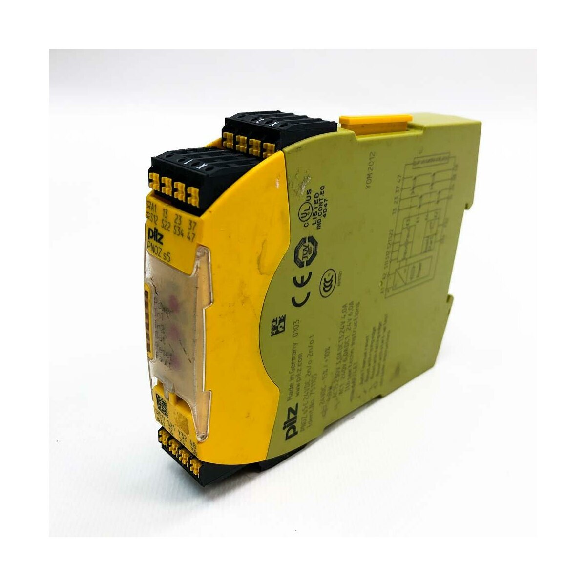 Pilz PNOZ S5 C 24VDC 2n/o T, 751105 4W, 6A Relay