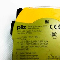 Pilz PNOZ s5 C 24VDC 2n/o t, 751105 4W, 6A Relay