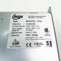 Mgv SPH1013-7214, 14.5943.905 72V, 13.5A Power Supply