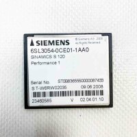 Siemens 6SL3040-0MA00-0AA1 + 6SL3054-0CE01-1AA0, CU320 Version: F SINAMICS