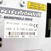 Indramat KDA 3.3-150-3-A01-W1  Mainspindle Drive