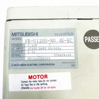 Mitsubishi FR-U120S-NO.4K-EC 0.4kW, 2.4A Inverter