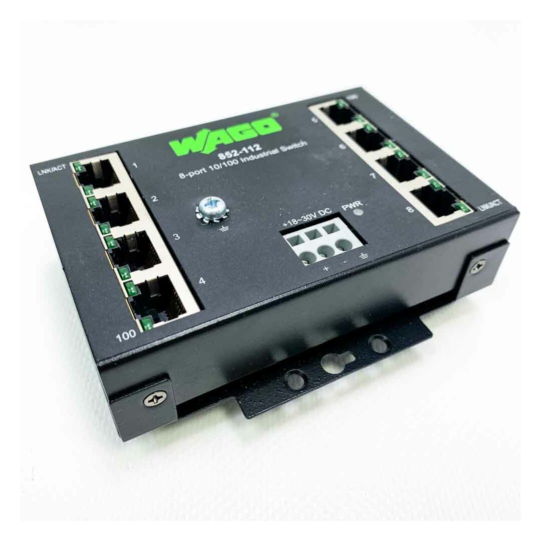 Wago 852-112 8-port 10/100  Industrial Switch
