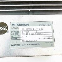 Mitsubishi FR-U120S-NO.4K-EC + Kühlkörper 0.75kW, 2.4A Inverter
