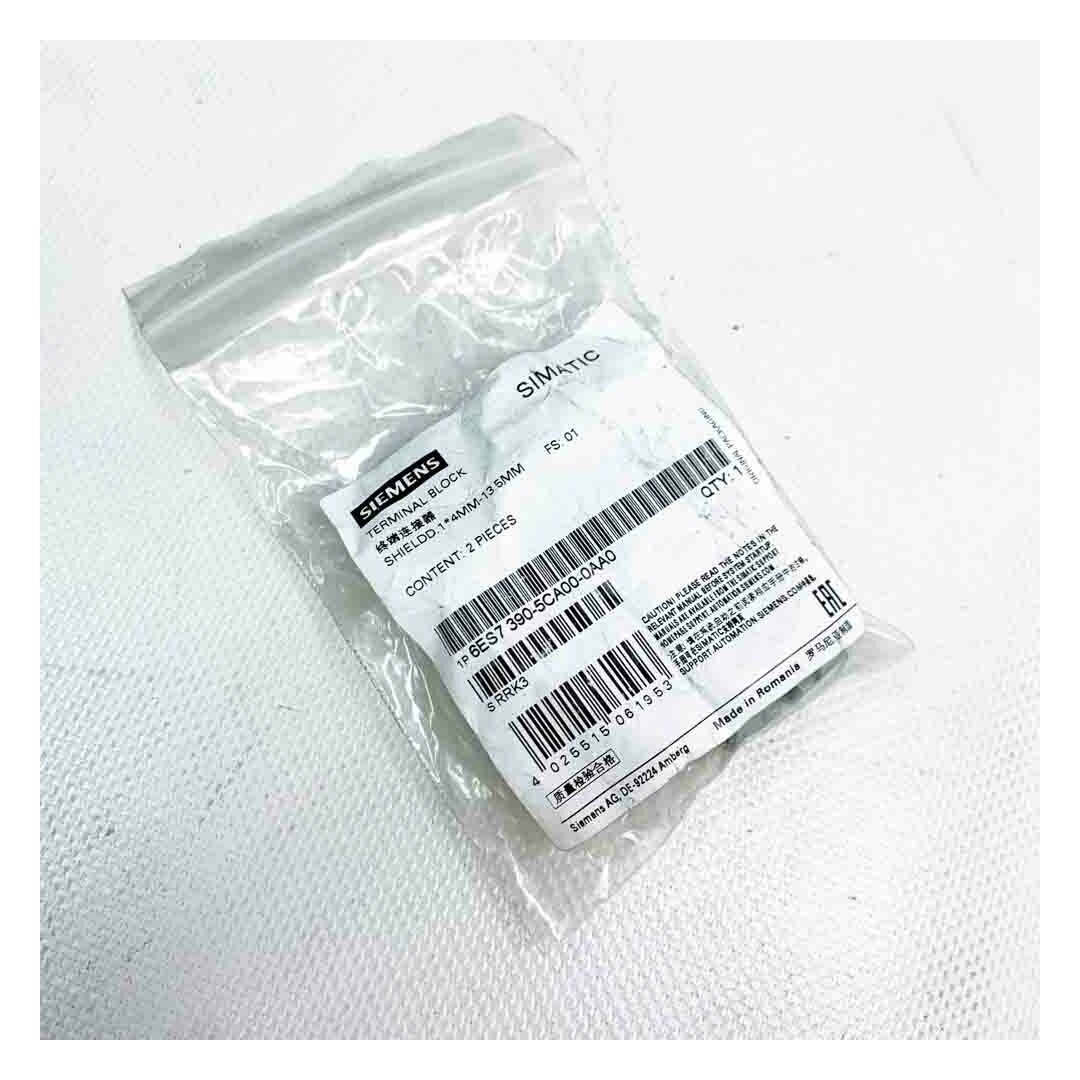 Siemens 6ES7 390-5CA00-0AA0, E-STAND: 01, 2 STUECK 1.4MM-13.5MM SIMATIC, TERMINAL ELEMENT