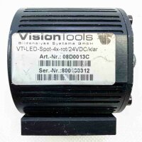VisionTools 08D0013C, VT-LED-Spot-4x-rot/24VDC/klar 24V DC, klar VT-LED-Spot-4x-rot