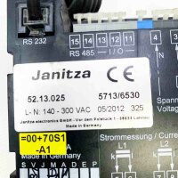 Janitza UMG 96 S, 52.13.025 140-300 VAC Netzwerkanalysator