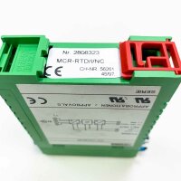 PHOENIX CONTACT MCR-RTD/I/NC, 2808323  20-30VDC, 80mA Messumformer