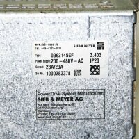 Sieb & Meyer AG 0362145EF Power Supply 200-480V-AC, 23A/29A