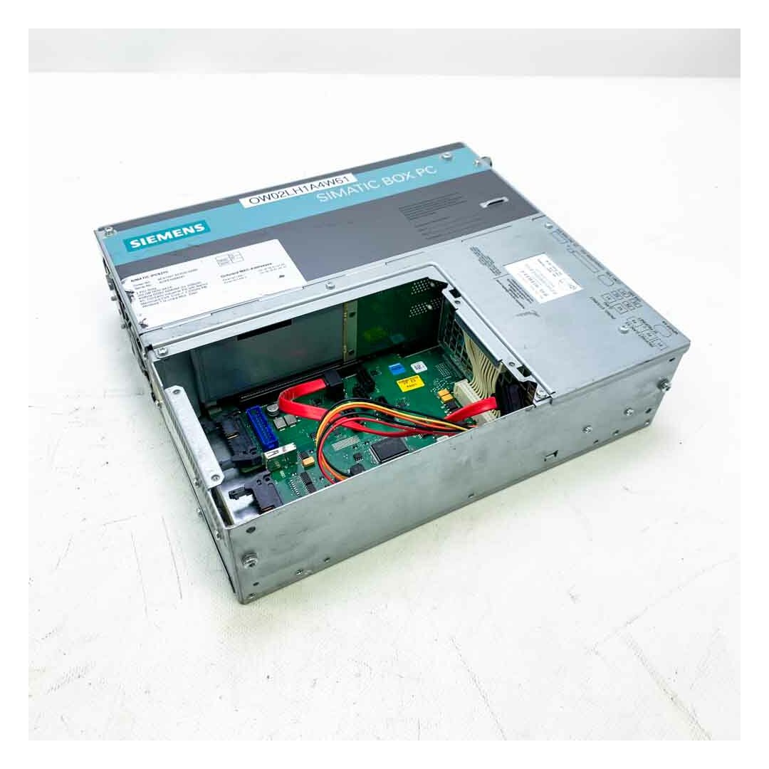 Siemens SIMATIC IPC627C, 6ES7647-6CH30-0AB0, Rev:K9 S/No: 14/08-0333 2 PCI Slots, 4Gbyte DDR3 SDRAM (2x 2GByte), AC 100/240V Industrail PS with Namur, Mainboard CV5: Core i7 2,53GHz PB, Windows 7 Ultimate MUI, 32bit SPS-Prozessor