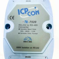 ICP CON  i-7520, 17520CR00006KAM01946,  RS-232 Variable Baud Rate 300...9600.115 Bediengerät
