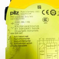 pilz 751104, PNOZs4C24VDC 3n/o 1n/c 2.5W Sicherheitsrelais