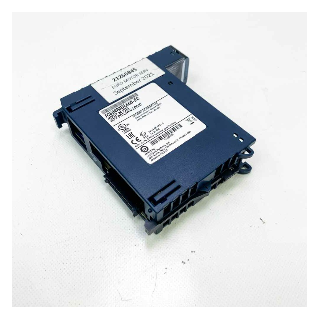 EMERSON IC694MDL660-EC INPUT 24 VDC, 32PT POS/NEG LOGIC Eingangsmodul