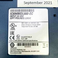 EMERSON IC694MDL660-EC INPUT 24 VDC, 32PT POS/NEG LOGIC Eingangsmodul