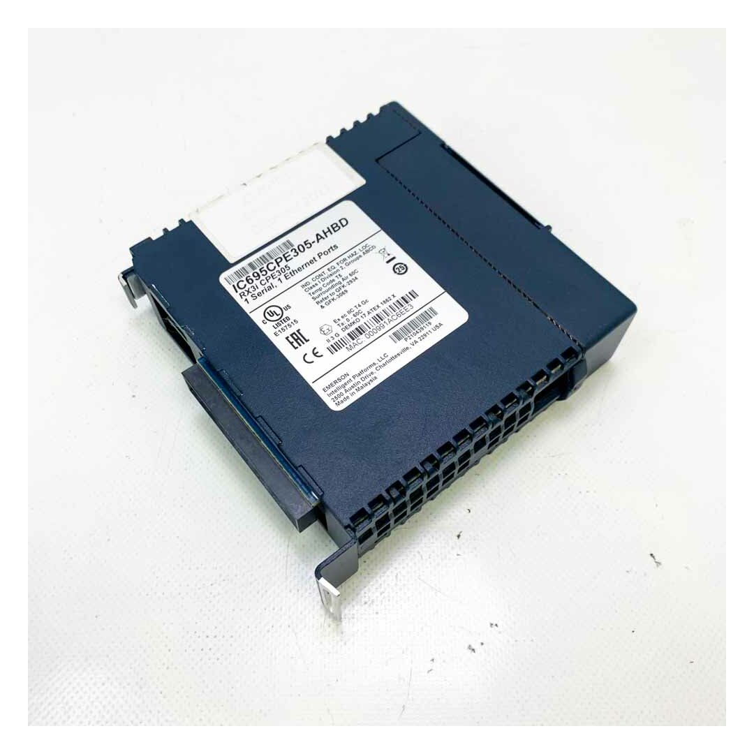 EMERSON IC695CPE305-AHBD RX3i CPE305, 1 Serial, 1 Ethernet Ports SPS-Prozessoren