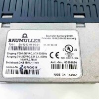 BAUMÜLLER BM1213-01-00-01 3*0-240VAC, 4.2A, 0.1..400Hz, 1.6KVA, 0.75kW Frequenzumrichter