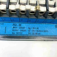 KLÖCKNER-MOELLER PS3-DC OUTPUT-CIRCUIT: Uc = 24V DC/0.5A (DC11) SPS-Prozessor