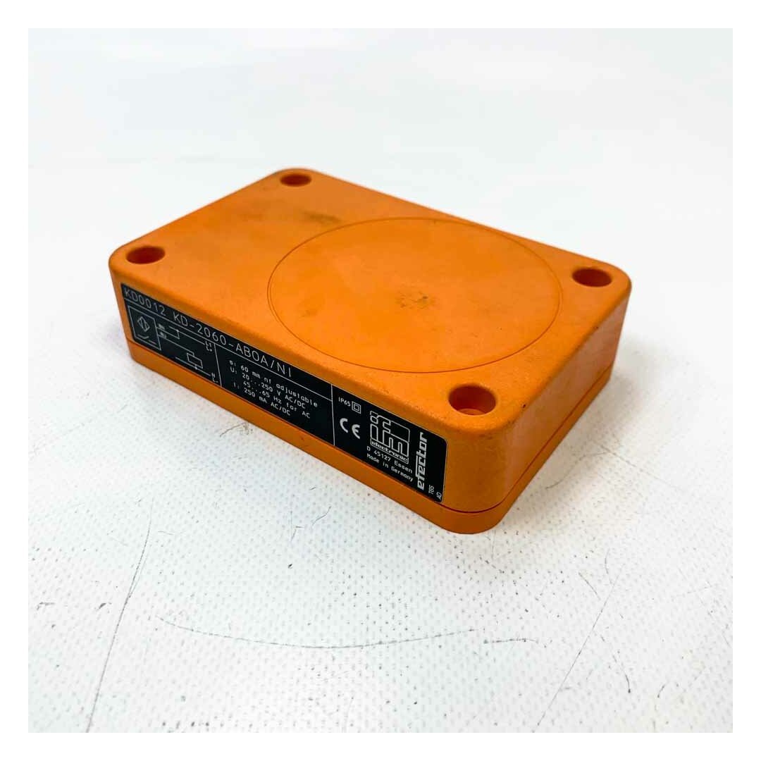 ifm KD0012 KD-2060-AB0A/NI s: 60 mm nf adjustable, U: 20...250V AC/DC, 45...65Hz for AC, I: 250 mA AC/DC Sensor