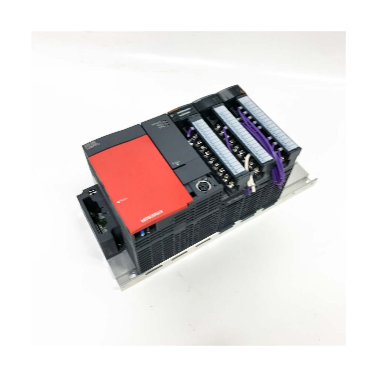 MITSUBISHI MELSEC Q00JCPU + Q64AD + QX80 + QY10 24VDC PLC MODUL